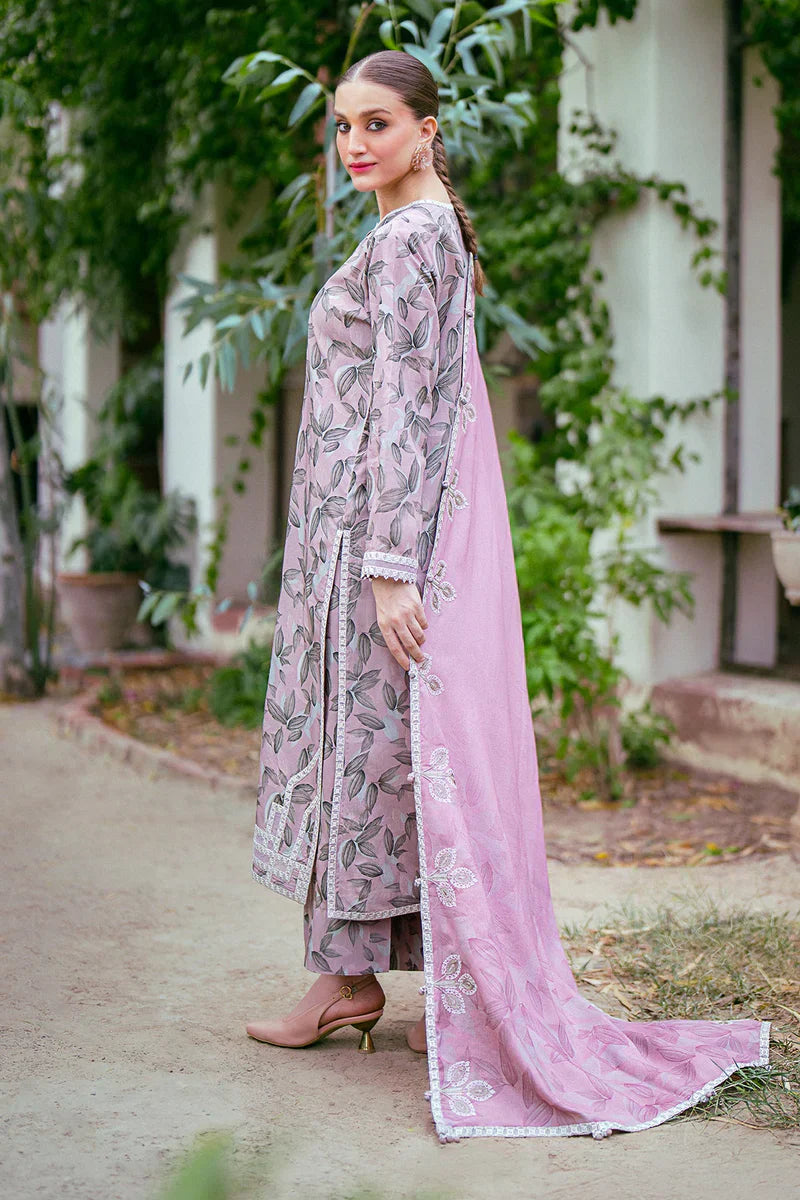 3PC Lawn Printed Shirt With Digital Printed Dupatta-1608 -fashion