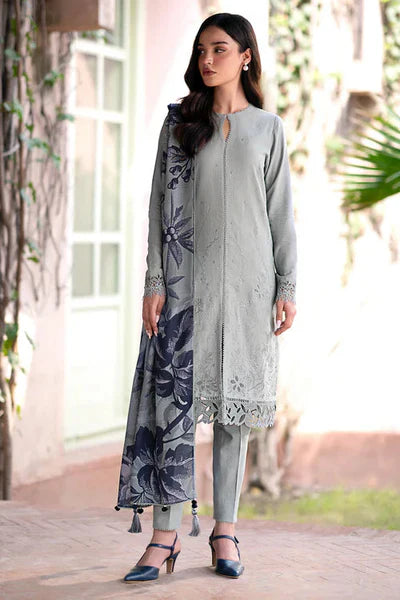 Lawn-3PC Embroidered Shirt with Digital Printed Jacquard Dupatta-1181 -fashion