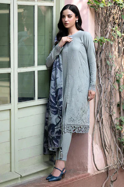 Lawn-3PC Embroidered Shirt with Digital Printed Jacquard Dupatta-1181 -fashion