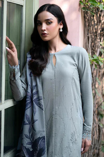 Lawn-3PC Embroidered Shirt with Digital Printed Jacquard Dupatta-1181 -fashion