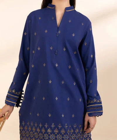 Lawn-3PC Embroidered With Digital Printed Dupatta- 1001 -fashion