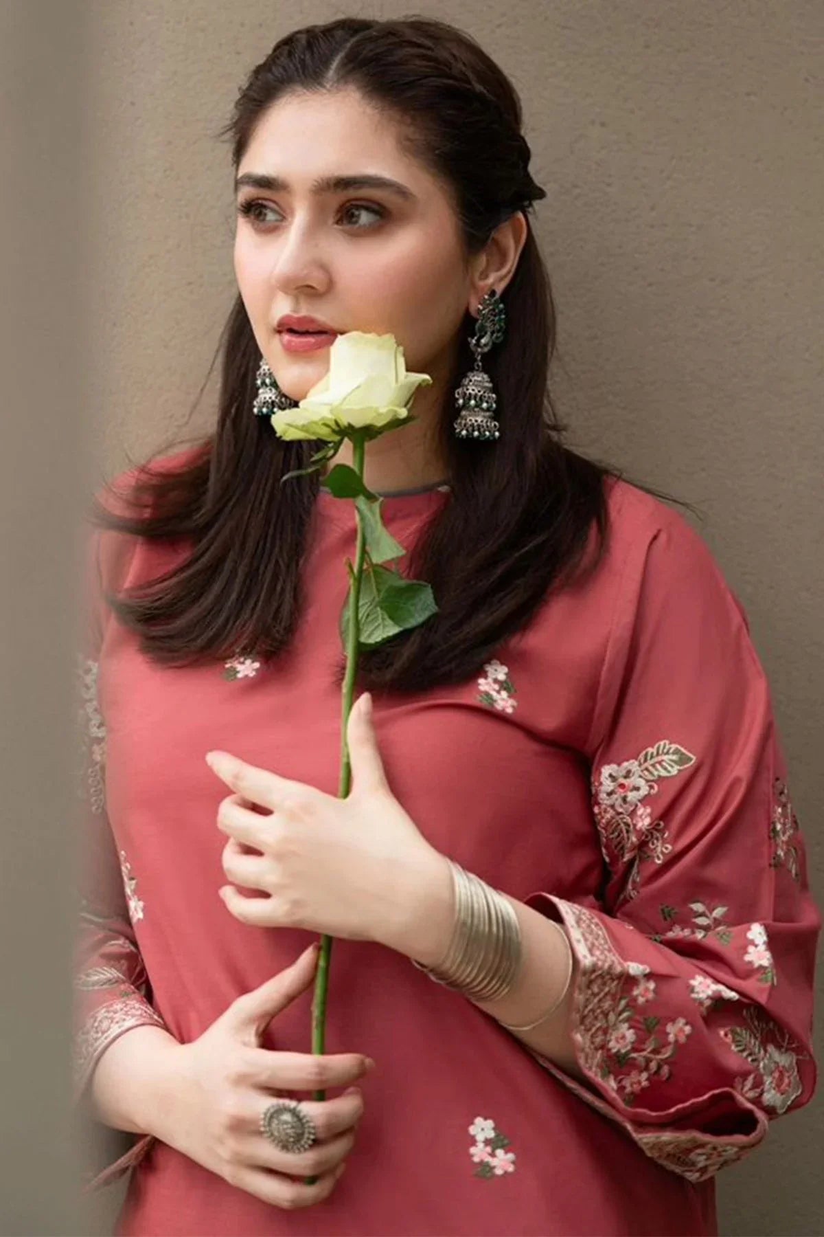 URGE Lawn 2PC EMBROIDERED SHIRT AND TROUSER-1012 -fashion