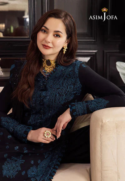 Lawn-3PC Embroidered Shirt with Organza Embroidered Dupatta-1064 -fashion