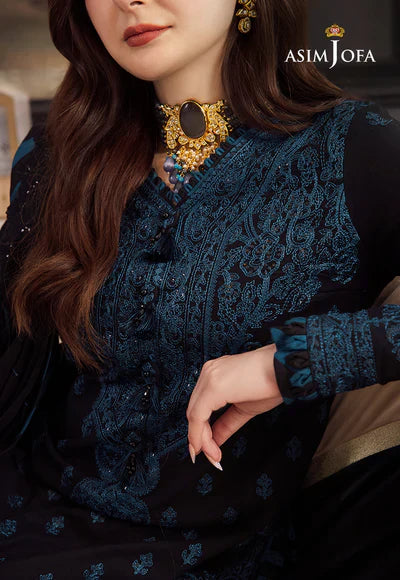 Lawn-3PC Embroidered Shirt with Organza Embroidered Dupatta-1064 -fashion