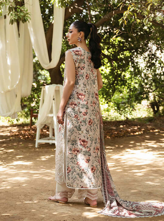 3PC Lawn Printed Shirt With Digital Printed Dupatta-1615 -fashion